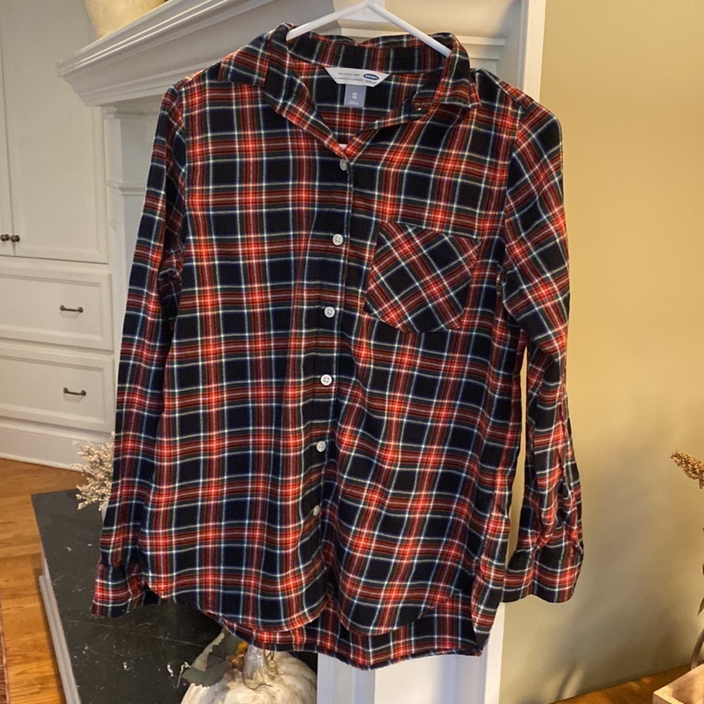 Women’s Plaid Flannel Shirt XS